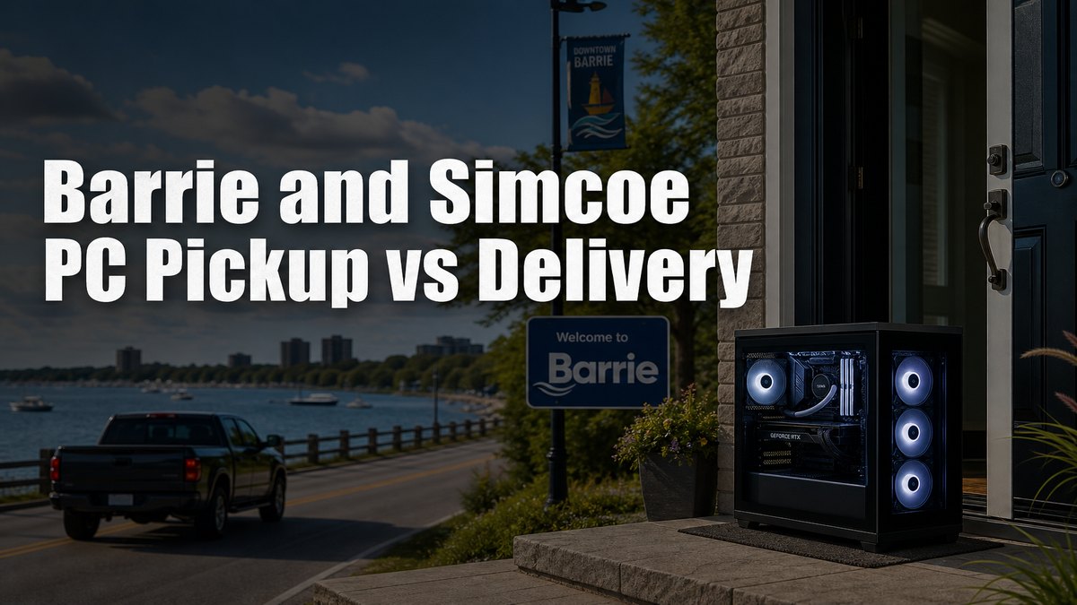 Barrie and Simcoe PC Pickup vs Delivery