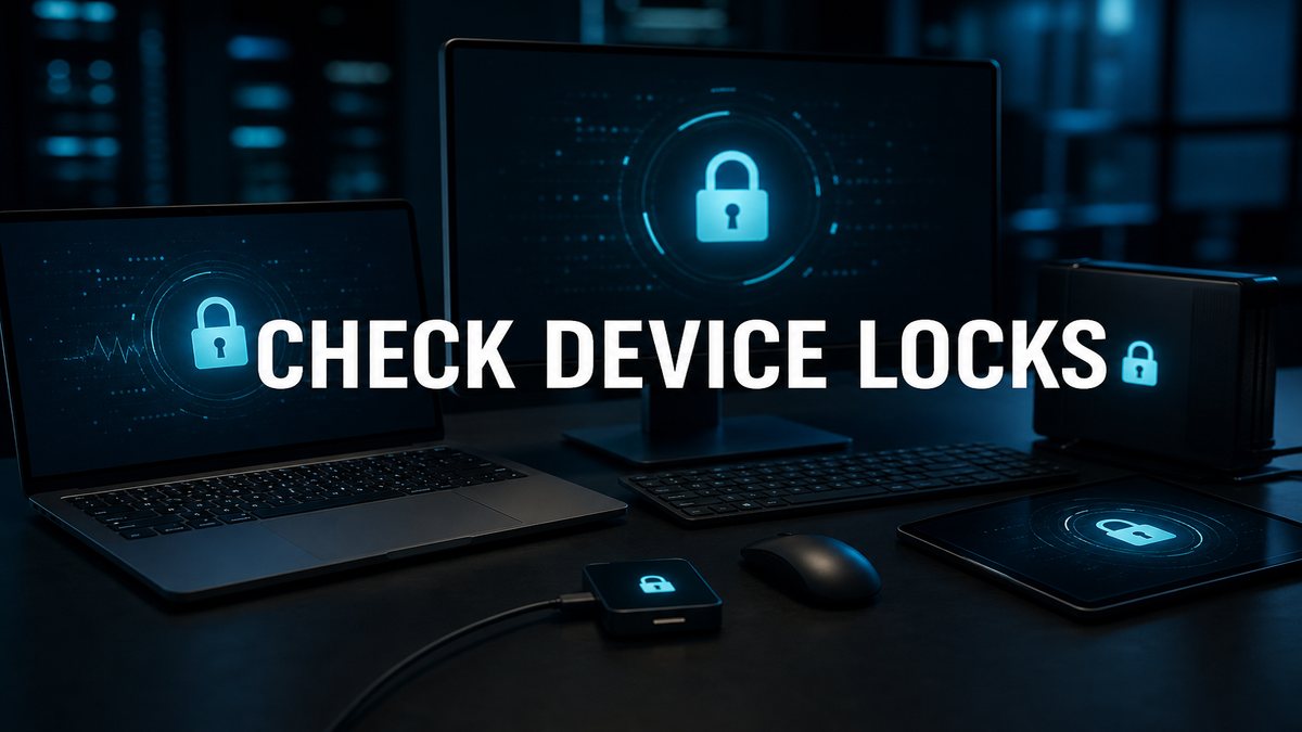 BIOS Passwords, BitLocker, and Device Locks on Used PCs