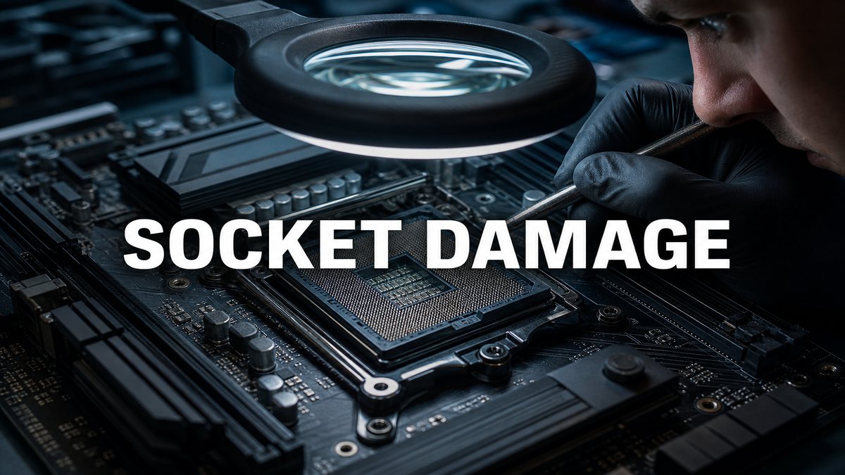 Bent CPU Socket Pins and Mounting Damage