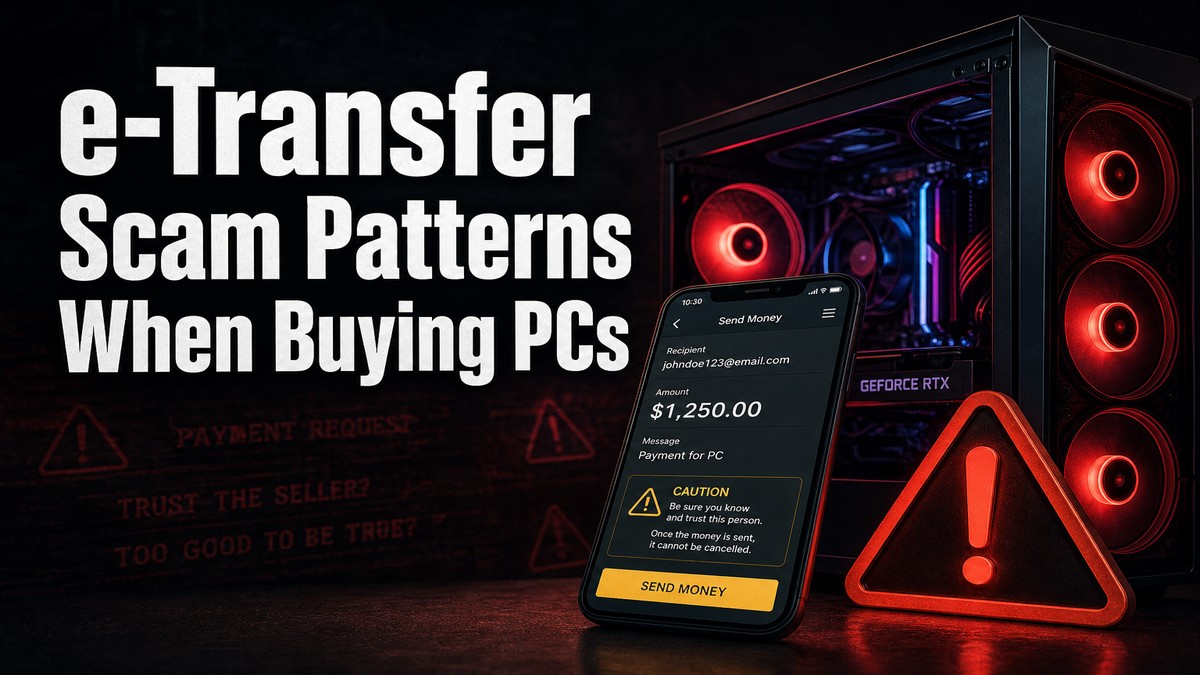 e-Transfer Scam Patterns When Buying PCs