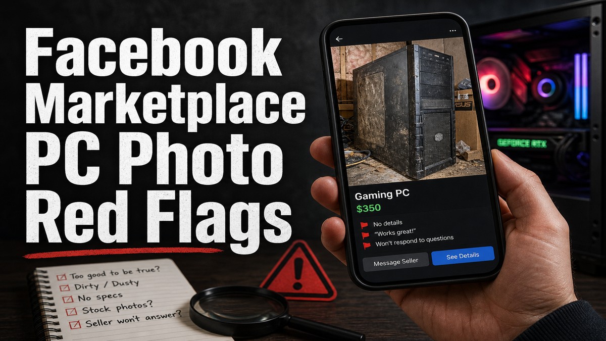 Facebook Marketplace PC Photo Red Flags