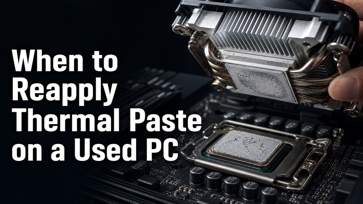 When to Reapply Thermal Paste on a Used PC