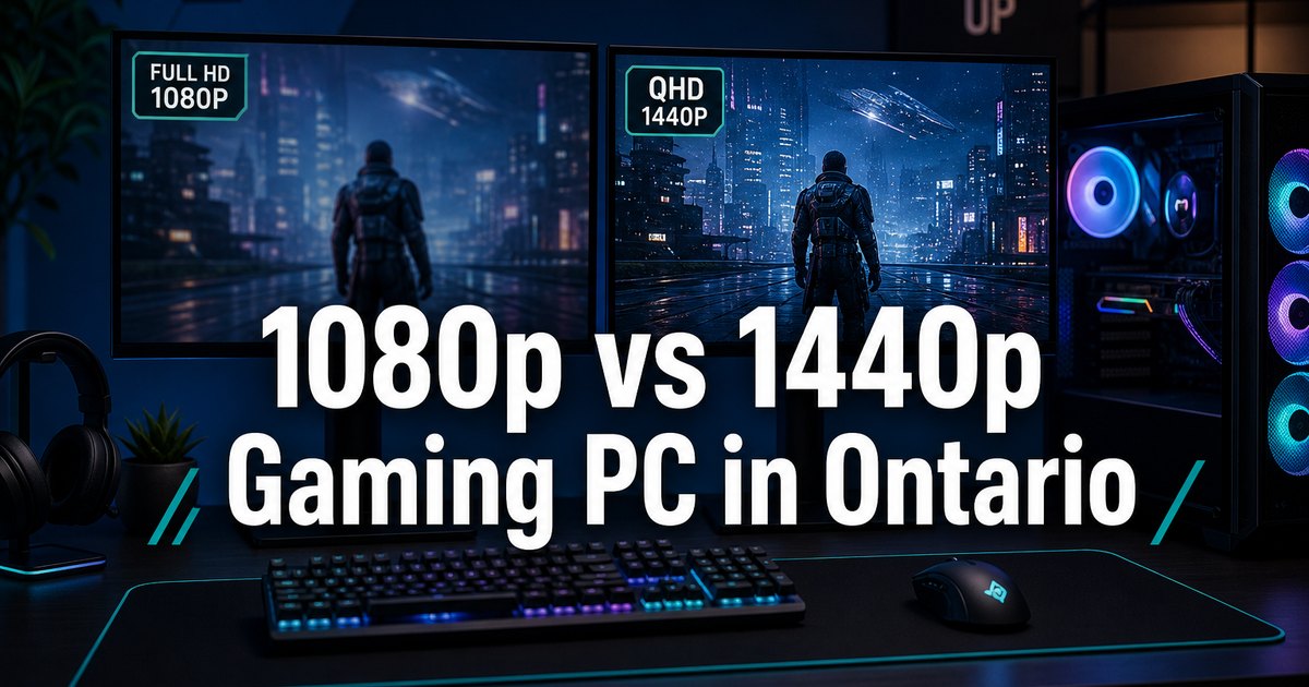 1080p vs 1440p Gaming PC in Ontario