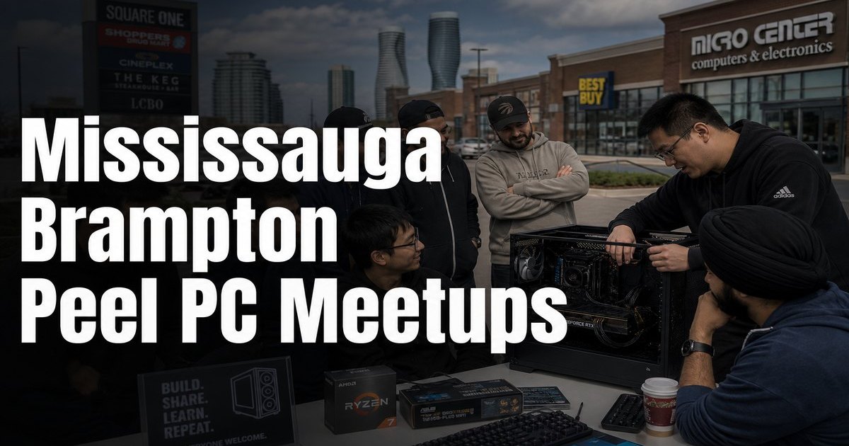 Mississauga Brampton Peel PC Meetups