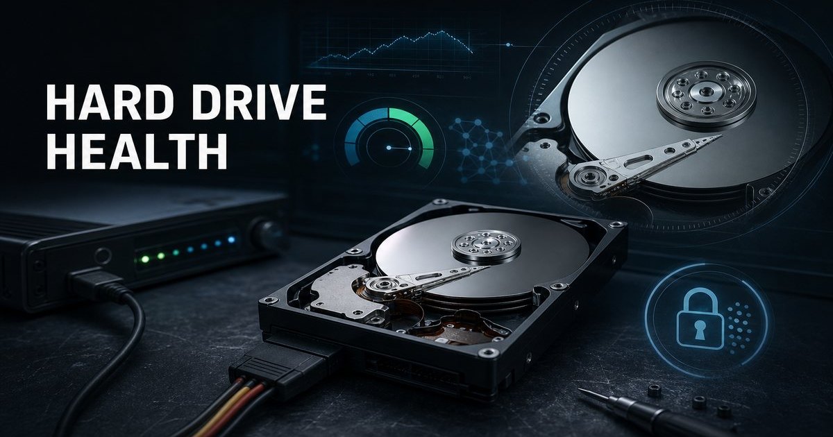 Used Hard Drive Health and Safe Data Wiping